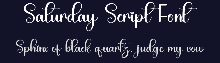 Saturday Script Font by inermediaSTUDIO — Script Handwritten Font — thumbnail 2