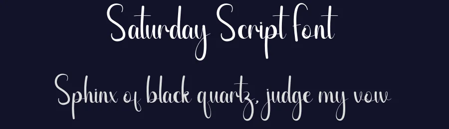 Saturday Script Font by andikastudio — Script Handwritten Font — thumbnail 2