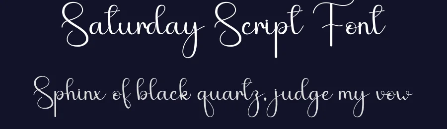Saturday Script Font by andikastudio — Script Handwritten Font — thumbnail 2