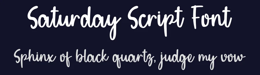 Saturday Script Font by inermediaSTUDIO — Script Handwritten Font — thumbnail 2