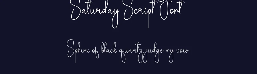 Saturday Script Font by andikastudio — Script Handwritten Font — thumbnail 2