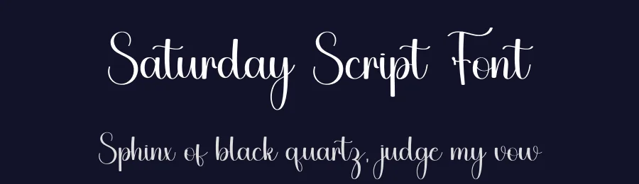 Saturday Script Font by freshtypeink — Script Handwritten Font — thumbnail 2