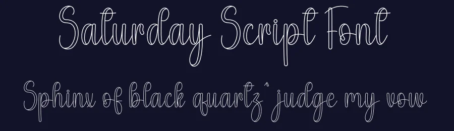 Saturday Script Font by andikastudio — Script Handwritten Font — thumbnail 2