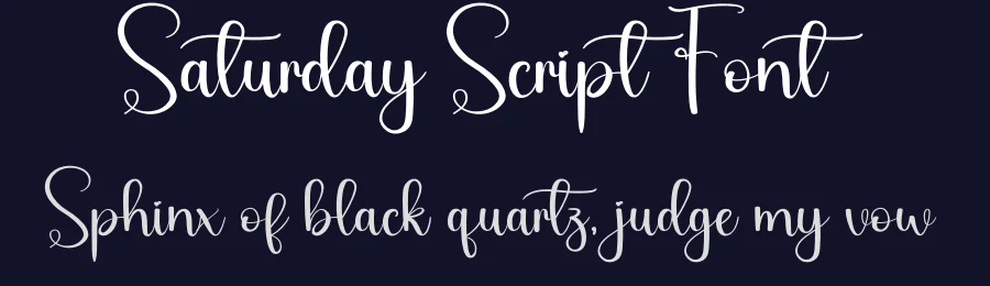 Saturday Script Font by andikastudio — Script Handwritten Font — thumbnail 2