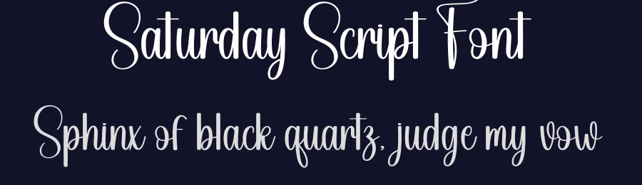Saturday Script Font by andikastudio — Script Handwritten Font — thumbnail 2