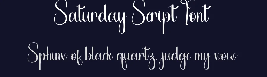 Saturday Script Font by andikastudio — Script Handwritten Font — thumbnail 2
