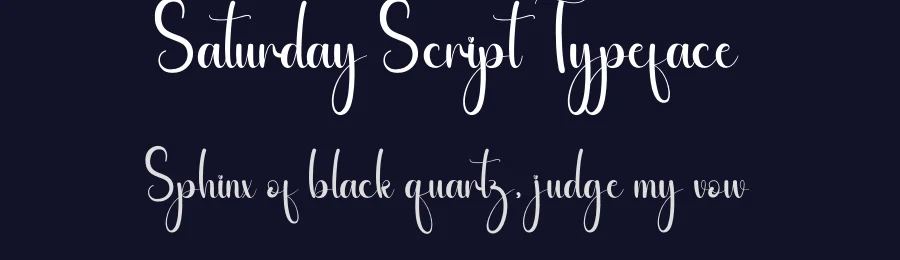 Saturday Script Typeface by andikastudio — Script Handwritten Font — thumbnail 2