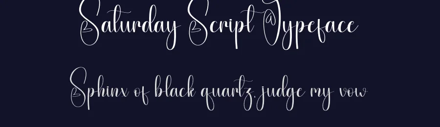 Saturday Script Typeface by andikastudio — Script Handwritten Font — thumbnail 2