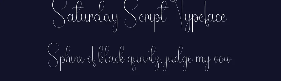 Saturday Script Typeface by andikastudio — Script Handwritten Font — thumbnail 2