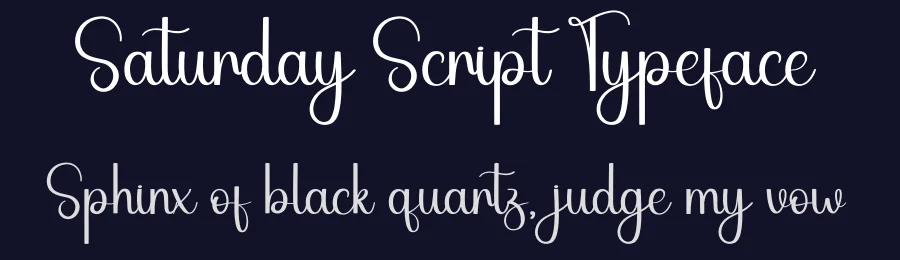 Saturday Script Typeface by andikastudio — Script Handwritten Font — thumbnail 2