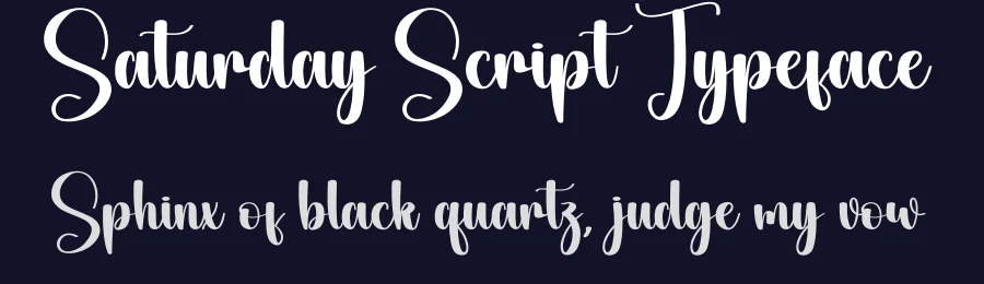 Saturday Script Typeface by andikastudio — Script Handwritten Font — thumbnail 2
