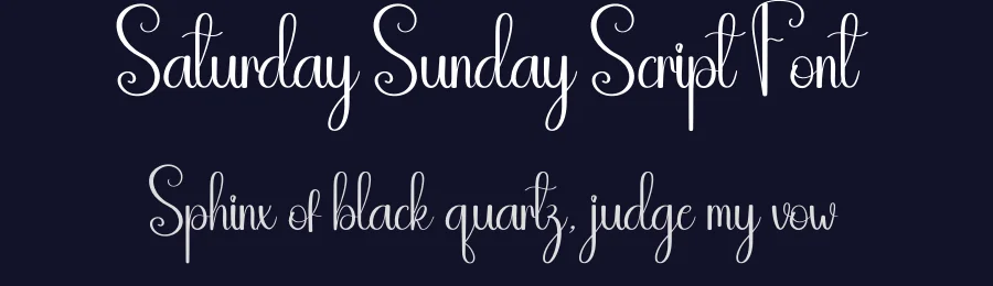 Saturday Sunday Script Font by andikastudio — Script Handwritten Font — thumbnail 2