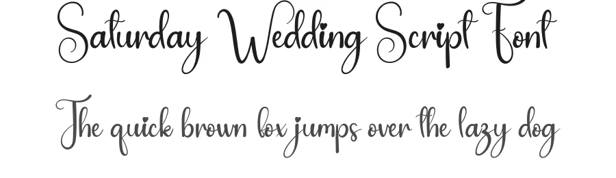 Saturday Wedding Script Font by andikastudio — Script Handwritten Font
