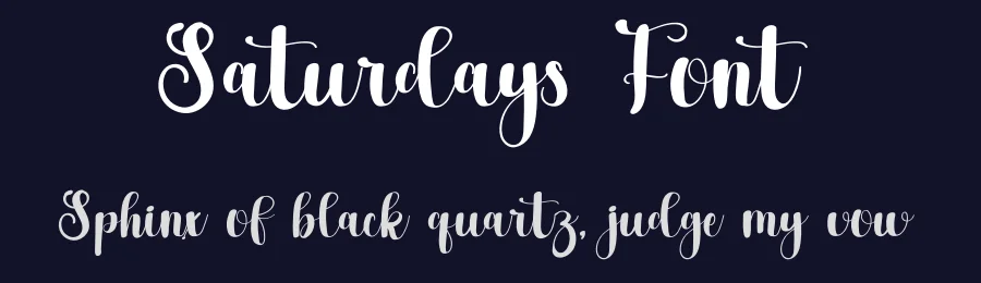 Saturdays Font by inermediaSTUDIO — Script Handwritten Font — thumbnail 2