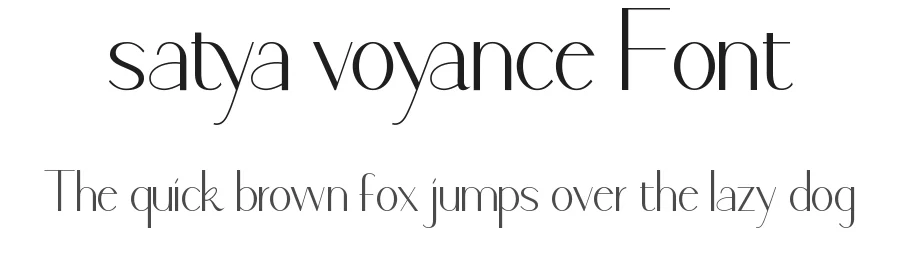 Satya Voyance Font by nihstudio — Display Font