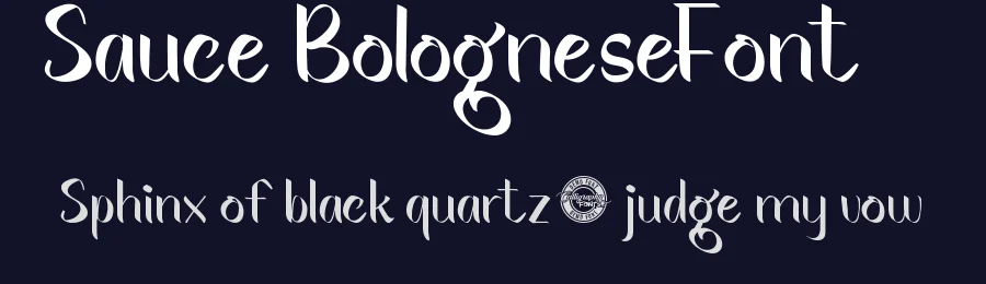 Sauce Bolognese Font by CalligraphyFonts.net — Script Handwritten Font — thumbnail 2