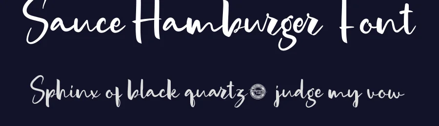 Sauce Hamburger Font by CalligraphyFonts.net — Script Handwritten Font — thumbnail 2