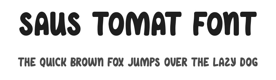 Saus Tomat Font by nihstudio — Display Font
