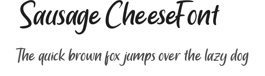 Sausage Cheese Font by edricstudio — Display Font