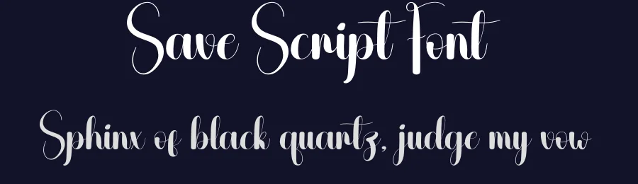 Save Script Font by andikastudio — Script Handwritten Font — thumbnail 2