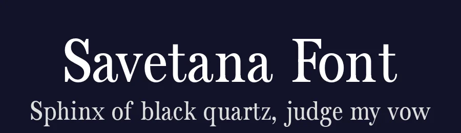 Savetana Font by Creatifont Studios — Serif Font — thumbnail 2