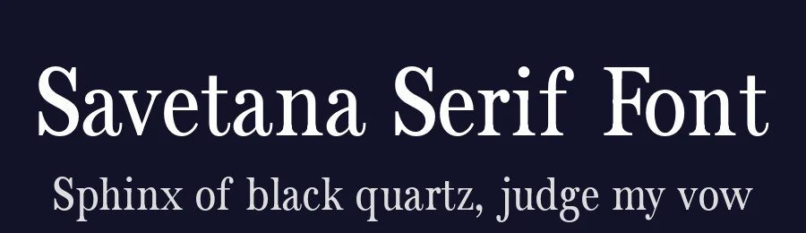 Savetana Serif Font by Creatifontstudios — Serif Font — thumbnail 2