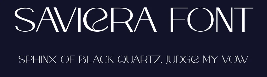 Saviera Font by Rantautype — Sans Serif Font — thumbnail 2