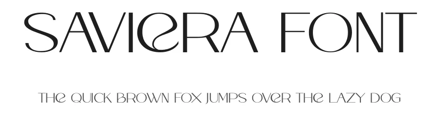 Saviera Font by Rantautype — Sans Serif Font