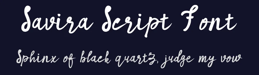 Savira Script Font by Typeface — Script Handwritten Font — thumbnail 2