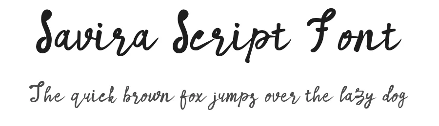 Savira Script Font by Typeface — Script Handwritten Font
