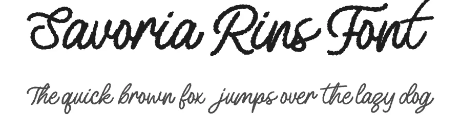 Savoria Rins Font by Lettermine — Script Handwritten Font