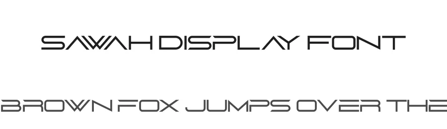 Sawah Display Font by Din Studio — Display Font