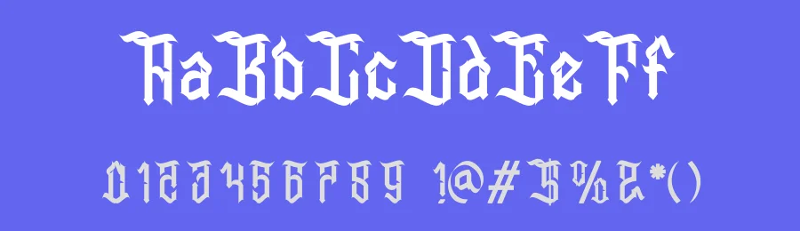 Saxterun Blackletter Font by Dhabee — Blackletter Font — thumbnail 3