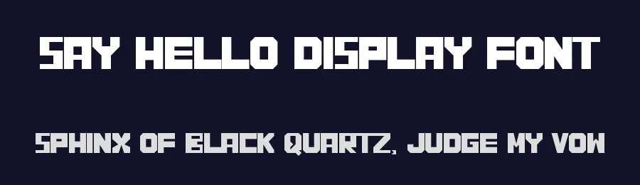 Say Hello Display Font by inermediaSTUDIO — Display Font — thumbnail 2