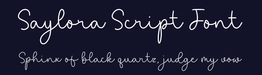 Saylora Script Font by balpirick — Decorative Font — thumbnail 2