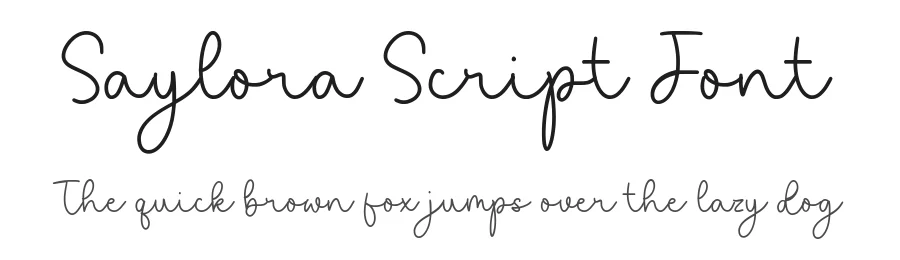 Saylora Script Font by balpirick — Decorative Font