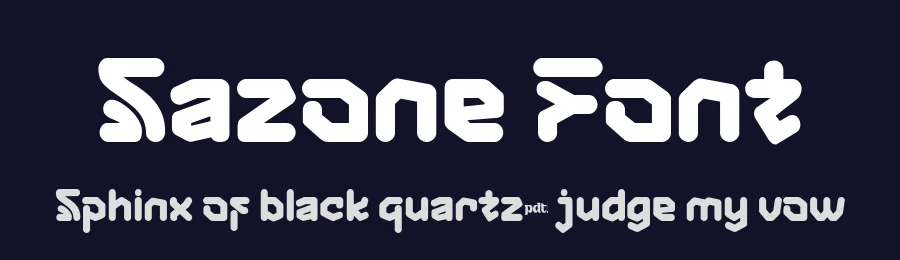 Sazone Font by productype — Decorative Font — thumbnail 2