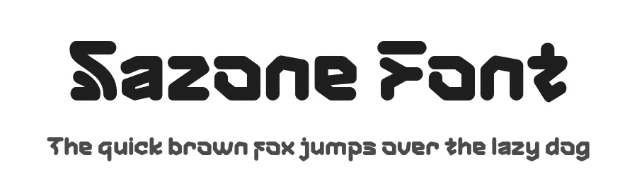 Sazone Font by productype — Decorative Font