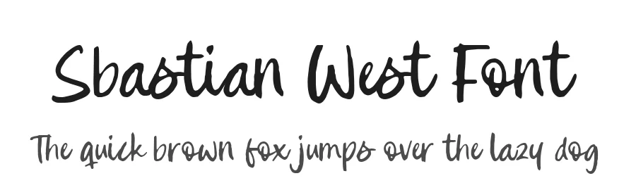 Sbastian West Font by Timur type — Script Handwritten Font