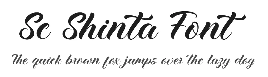 Sc Shinta Font by saemoon creative — Script Handwritten Font