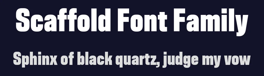 Scaffold Font Family by Lafontype — Sans Serif Font — thumbnail 2