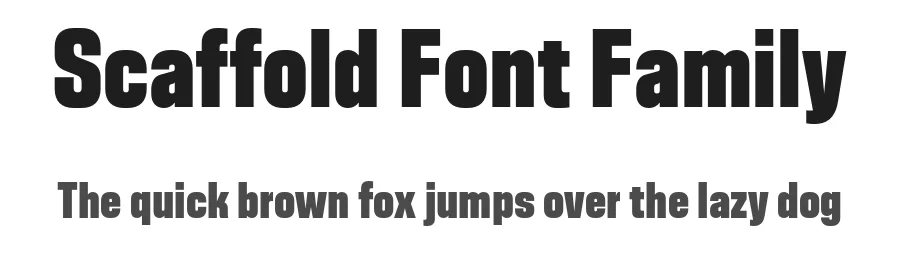 Scaffold Font Family by Lafontype — Sans Serif Font