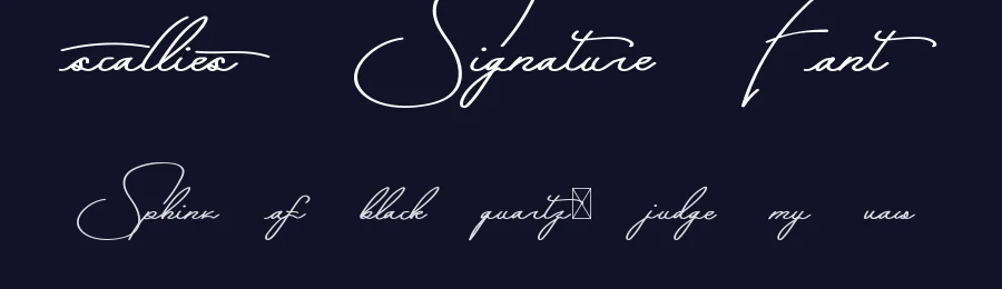 Scallies Signature Font by nihstudio — Script Handwritten Font — thumbnail 2