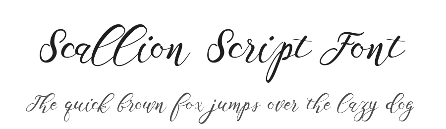 Scallion Script Font by Polem — Script Handwritten Font