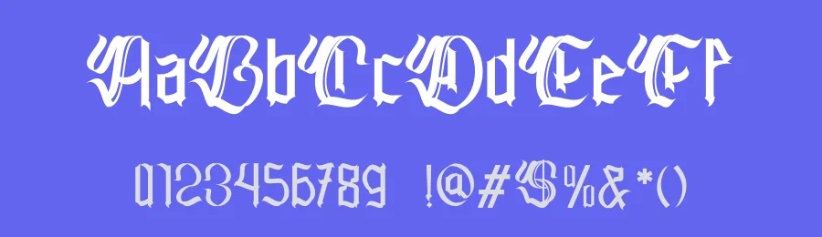 Scarbes Blackletter Font by Dhabee — Blackletter Font — thumbnail 3