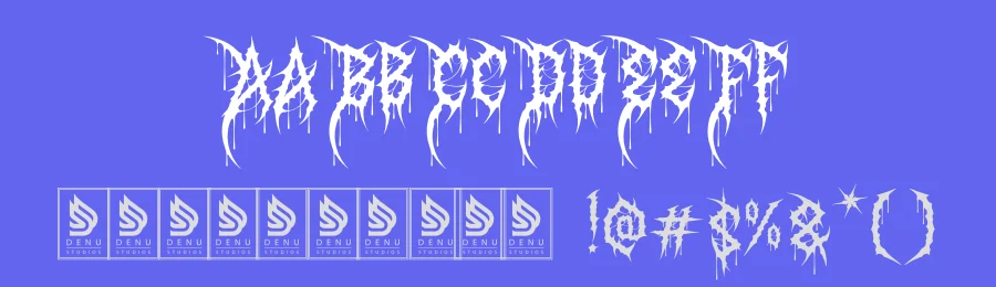 Scardoom | Black Metal Font by Denustudios — Decorative Font — thumbnail 3