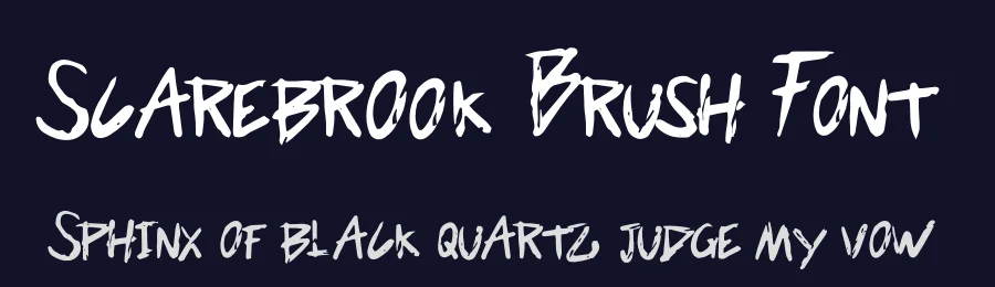 Scarebrook Brush Font by Dhabee — Script Handwritten Font — thumbnail 2