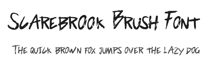 Scarebrook Brush Font by Dhabee — Script Handwritten Font