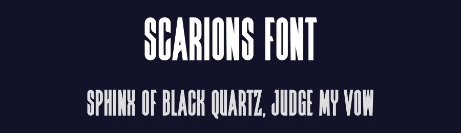 Scarions Font by Almairatype — Decorative Font — thumbnail 2