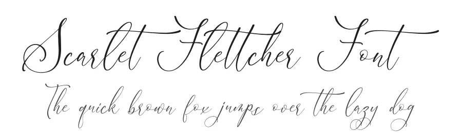 Scarlet Flettcher Font by Storytype — Script Handwritten Font